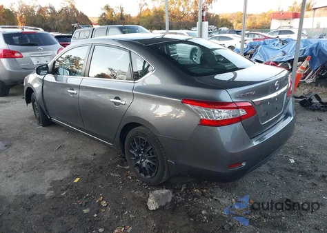 2015 Nissan Sentra S из США, поврежденный, VIN 3N1AB7AP9FY237560